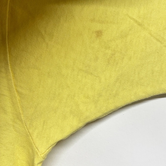 Vintage Kalvin Swines XL Pork Ave Pig T-Shirt Yellow Fruit of the Loom Single St - Picture 4 of 7